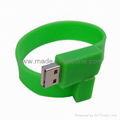 USB silicone wristbands