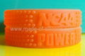 12 mm Embossed Silicone Wristbands  3