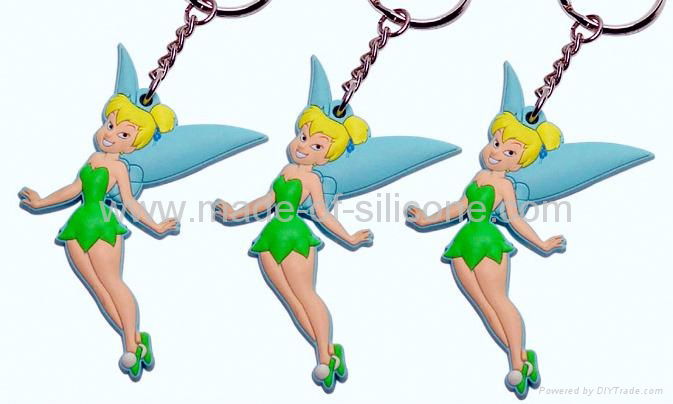 3D PVC Rubber Keychain 2