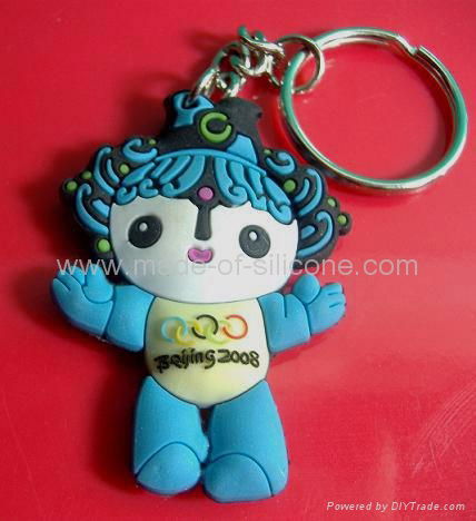 3D PVC Rubber Keychain 5