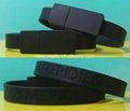 USB silicone wristbands