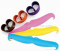 Mustache Silicone Slap wristband /Cramp wristband