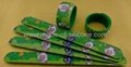 High Definition Printing Slap Silicone Wristbands