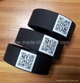 QR code silicone wristband 