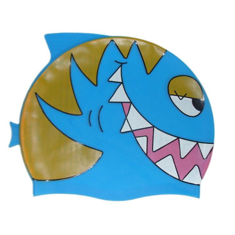 Fish Silicone Swimming  Caps