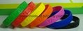 12mm Solid Color Debossed Silicone Wristbands  6