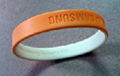 12mm 2 Colors Debossed Silicone Wristbands 4