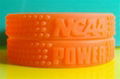 12 mm Braille Silicone Wristbands  2