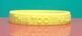 12 mm Embossed Silicone Wristbands 