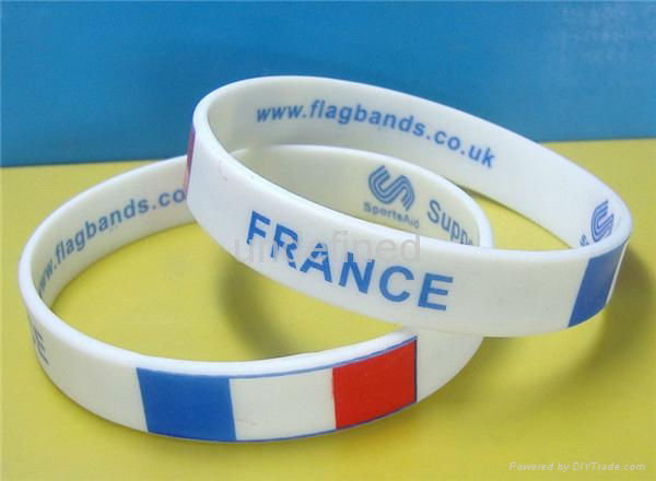 Natiional Flag Silicone Wristbands 2