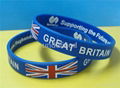 Natiional Flag Silicone Wristbands 6