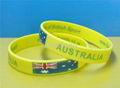 Natiional Flag Silicone Wristbands 8