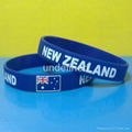 Football Team Silicone Wristbands