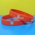 Football Team Silicone Wristbands