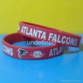 Football Team Silicone Wristbands