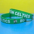 Football Team Silicone Wristbands