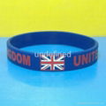 Football Team Silicone Wristbands