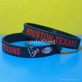 Football Team Silicone Wristbands