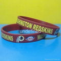 Football Team Silicone Wristbands 1