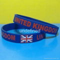 Football Team Silicone Wristbands 2