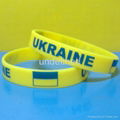 Football Team Silicone Wristbands 3