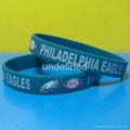 Football Team Silicone Wristbands 5