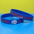 Football Team Silicone Wristbands 10