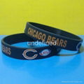 Football Team Silicone Wristbands 11