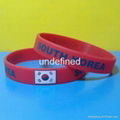 Football Team Silicone Wristbands 15