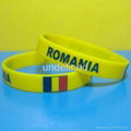 Football Team Silicone Wristbands 16