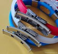 FBM007 Silicone Wristbands with metal clips