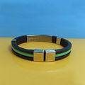 JY001 Steel Silicone Wristbands  4