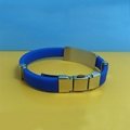 JY002 Steel Silicone Wristbands  3