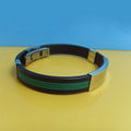 JY003 Steel Silicone Wristbands 