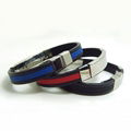 JY003 Steel Silicone Wristbands  4