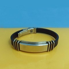 JY006 Steel Silicone Wristbands 