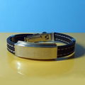 JY007 Steel Silicone Wristbands 