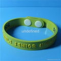 12mm Soft  PVC Rubber Bracelets