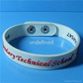 12mm Soft  PVC Rubber Bracelets 8