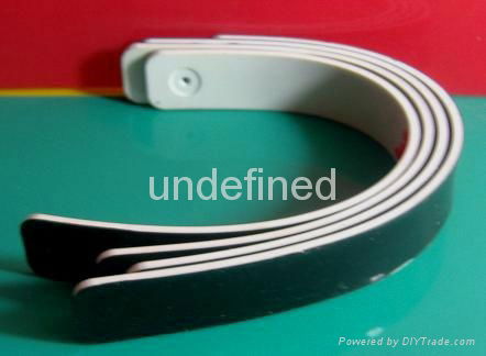 2 Colors Soft  PVC Rubber Bracelets 