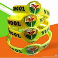 Custom shape  silicone wristbands 2