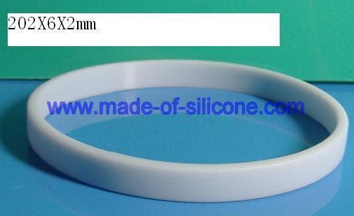 6mm blank silicone wristbands