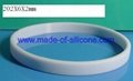 6mm blank silicone wristbands