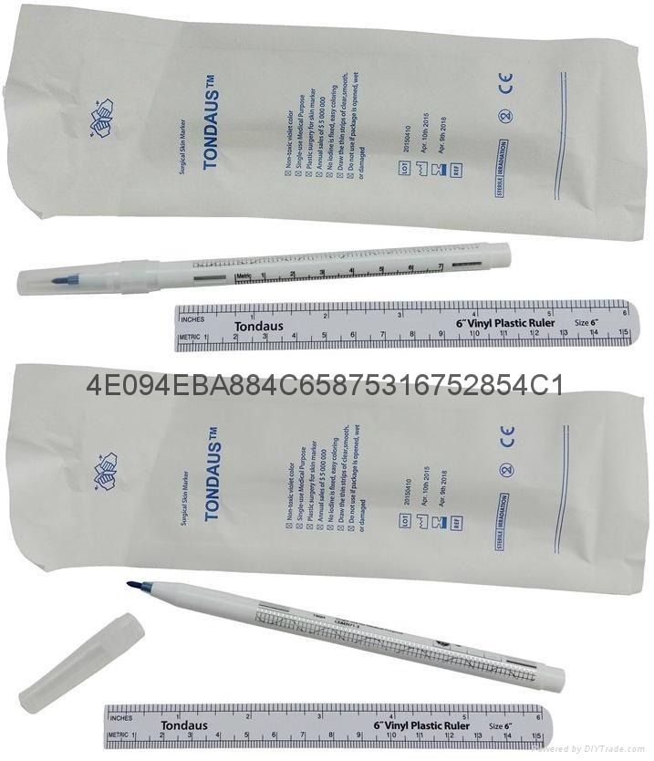 韓美整形可擦美容畫線筆1.0MM無菌醫用記號筆 5