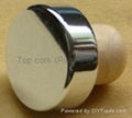 plated aluminium cap bottle stopper  TBE17.7-30.8-18-10.6