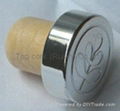 plated aluminium cap bottle stopper  TBE19-30.8-20-10.6