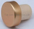 plated aluminium cap bottle stopper TBE19.7-30.8-20-10.6