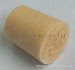 Cone-shaped cork bottle stopper TBC17.4-19.6-21