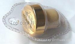 Household blister packed wine bottle stopper TBG6-70-54-36-gold