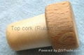 Wooden cap synthetic cork bottle stopper TBW19.3-29.5-25-15 1